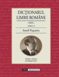 coperta carte dictionarul limbii romane, tom ii de sextil puscariu